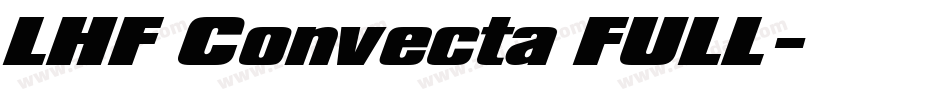 LHF Convecta FULL字体转换